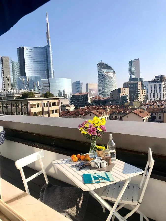 Attic 9Th Floor With 2 Terrace In Milan Center Brera With Amazing View Apartment