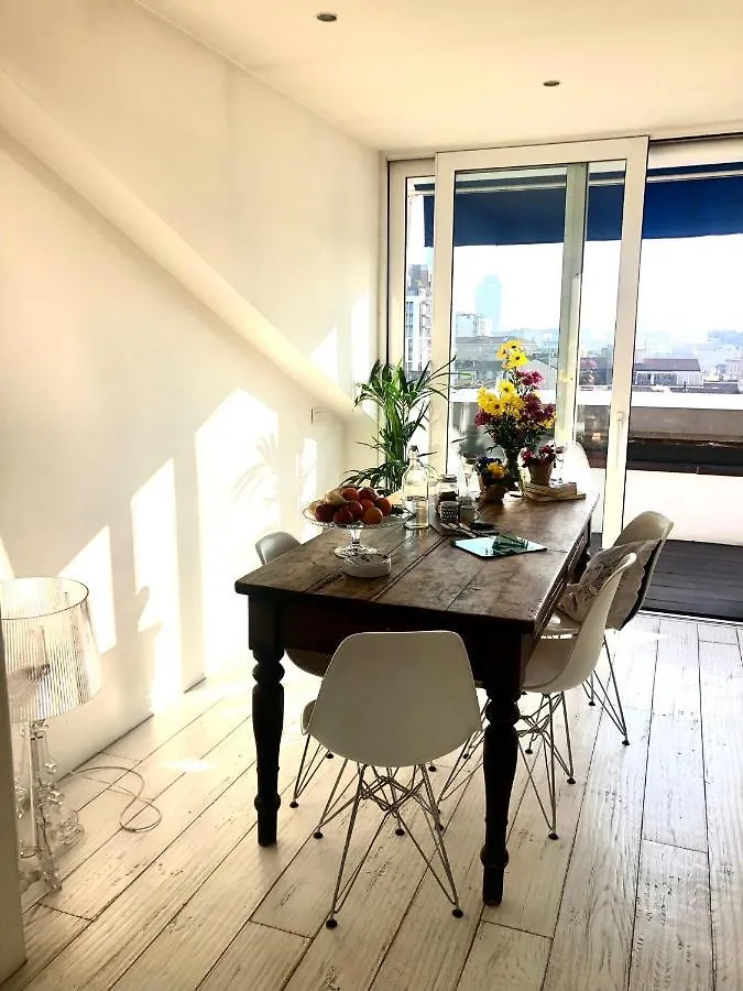 Apartmán Attic 9Th Floor With 2 Terrace In Milan Center Brera With Amazing View 0*,  Itálie
